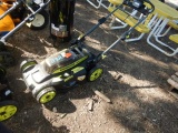 RYOBI PUSH MOWER,  SELF PROPELLED, BATTERY / ELECTRIC, 20