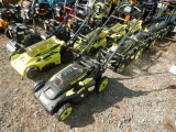 RYOBI PUSH MOWER,  SELF PROPELLED, BATTERY / ELECTRIC, 20