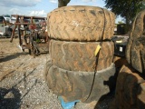 (3) EQUIPMENT TIRES,  VAROUS SIZES