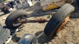 PETERBILT 379 TRUCK FRONT AXLE  WITH 24.5 TIRES