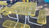 PICNIC TABLE,  METAL