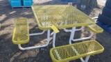 PICNIC TABLE,  METAL