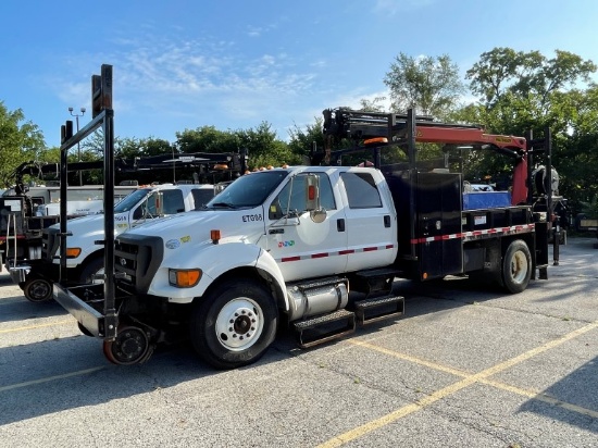 2015 Ford F-750 Crew Cab  HyRail, S/A, 33k GVWR, Air Brakes, Cummins  6.7L