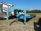 1987 HOMEMADE FLATBED TRAILER,  GOOSENECK, 40' X 102