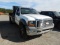 2005 FORD F550 FLATBED TRUCK, n/a  DIESEL, AUTO, DUAL TIRE, 12' METAL FLA B