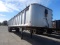 1986 FRUEHAUF END DUMP TRAILER,  ALUMINUM, 38', TANDEM AXLE, SPRING SUSPENS