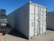 40' CONTAINER,  STEEL, 4 DOORS,