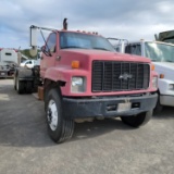 2001 CHEVROLET C7500 ROLLOFF TRUCK, 23,737+ mi,  CAT 3126 DIESEL, AUTO, 33K