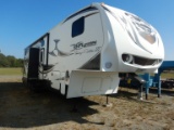 2011 KEYSTONE FUSION TOURING EDITION TRAVEL TRAILER,  GOOSENECK, TRI-AXLE,