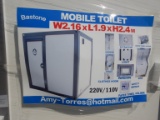 MOBILE TOILET,  WITH TOILET, SINK & SHOWER