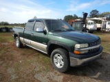 2001 CHEVROLET 1500 PICKUP TRUCK,  EXTENDED CAB, 4X4, V8 GAS, AT, PS, AC--S