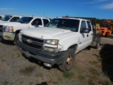 2007 CHEVROLET 3500 FLATBED PICKUP TRUCK, 388k+ miles  CREW CAB, DURAMAX DI