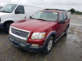 2007 FORD EXPLORER SUV, 151,533  V6 GAS, ALL WHEEL DRIVE, AUTO, PS, AC, S#