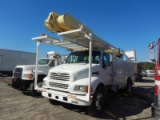 2002 STERLING ACTERRA BUCKET TRUCK, 46,341+ mi,  CUMMINS DIESEL, AUTO, SING