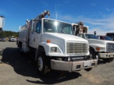 2000 FREIGHTLINER FL 80 BOOM/SECTION TRUCK, 83,410 miles/8,845 hrs  CATERPI