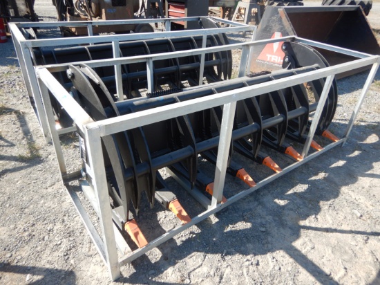 GRAPPLE RACK,  78", HYDRAULIC, FITS SKID STEER