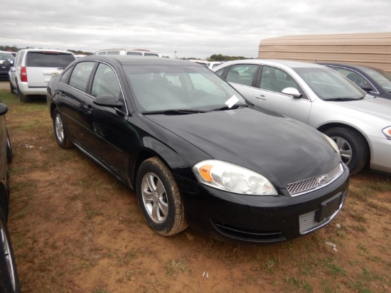 2013 CHEVROLET IMPALA SEDAN, 89k+ mi,  V6 GAS, AUTO, PS, AC, S# 2G1WF5E30D1