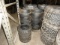 LOT OF TIRES,  18 X 5 X 12-1/8, SOLIDS