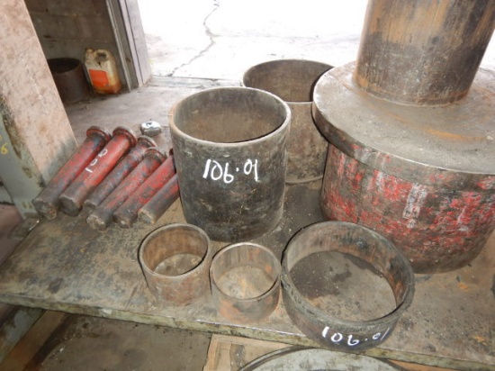 PRESS TUBES, PEGS, RINGS  (VARIOUS SIZES)