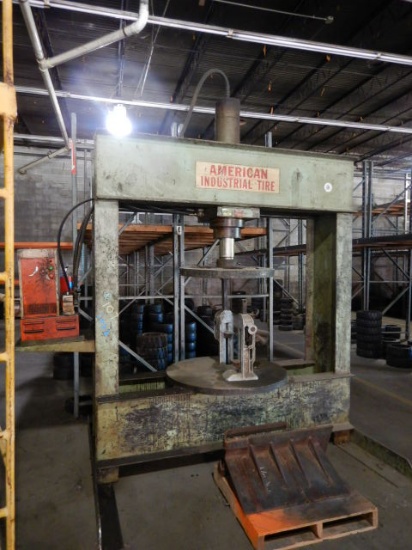 THEUBER 240 SHOP TIRE PRESSES,  150-TON CAPACITY, ELECTRIC OVER HYDRAULIC, 10