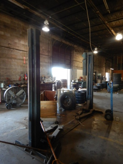 ROTARY VEHICLE LIFT,  2-POST