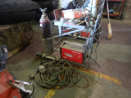 LINCOLN POWER MIG WELDER,  180 DUAL