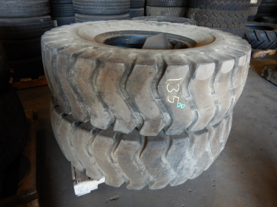 (2) 16.00 - 25 TIRES