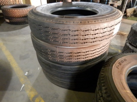 (4) 11R22.5 TIRES