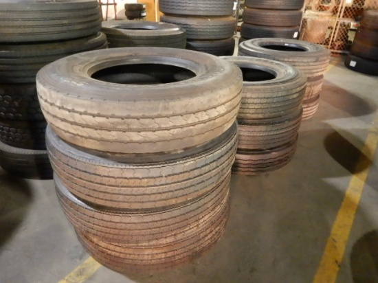 (10) 11R22.5 TIRES