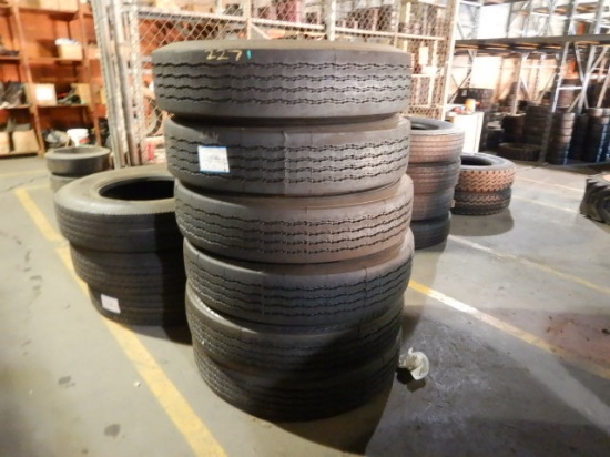 (6) 11R24.5 TIRES