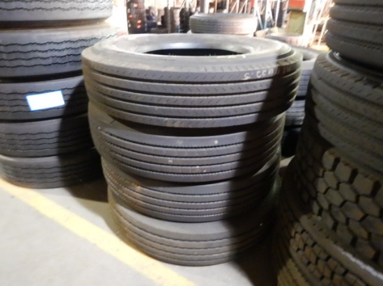 (4) 11R22.5 TIRES