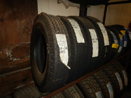 (4) 6.70 - 15 TIRES