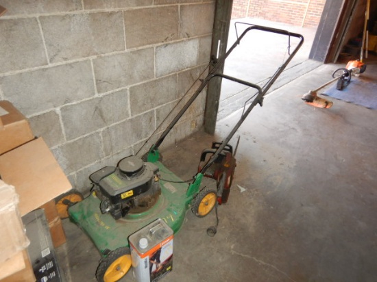 PUSH MOWER & CHAIN SAW