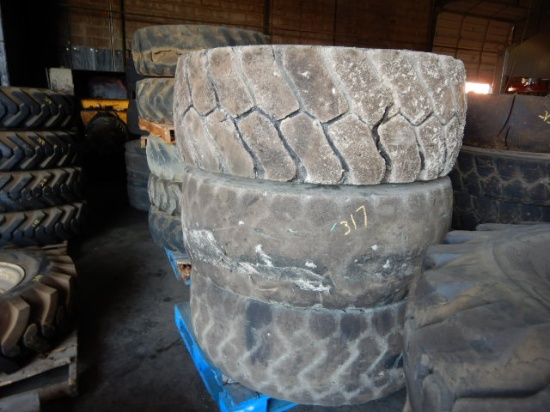 (12) FOAM FILLED TIRES  (VARIOUS SIZES)
