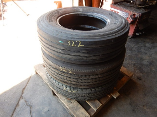 (1) 215/85R16, (1) 235/75R17.5, (1) 7.50R16 TIRES