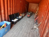 HAND TOOLS, WET SAW, VACUUM, POWER WASHER, WEED EATER, GAS CANS, POST DRIVE