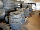 (47) FORKLIFT TIRES,  VARIOUS SIZES TO INCLUDE BUT NOT LIMITED TO 6.5-10, 2