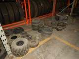 LOT OF TIRES,  3.50 - 8, 11 X 4.00 - 4, & MISCELLANEOUS <P><B>(AGE IS UNKNO