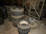 LOT OF TIRES,  31 X 15.50 - 15, 27 X 12 - 15, & MISCELLANEOUS