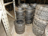 LOT OF TIRES,  18 X 5 X 12-1/8, SOLIDS