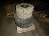 (4) SOLID TIRES,  (2) 6.00 - 9 & (2) 7.00 X 12 X 5.00