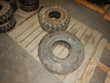 (1) 21 X 8 - 9 & (1) 6.50 - 10 SOLID TIRES