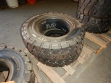 (2) 7.00 -15/6.0 SOLID TIRES