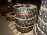(3) 355/65 -15/9.75 SOLID TIRES
