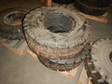 (2) 300 - 15/8.0 SOLID TIRES