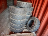 (12) 2.50 X 15 SOLID TIRES