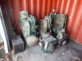 (3) AIR COMPRESSORS,  GAS POWERED, (1) EXTRA MOTOR