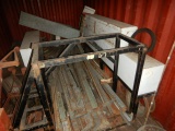 METAL SLIDE-IN RACK  FOR PICKUP TRUCK WITH TOOLBOXES AND SOME PALLET RACKIN