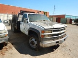 1994 CHEVROLET 3500HD FLATBED TRUCK,