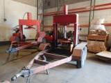 THEUBER MOBILE TIRE PRESSES,  TANDEM AXLE, SINGLE TIRE, GAS POWERED HYDRAULIC